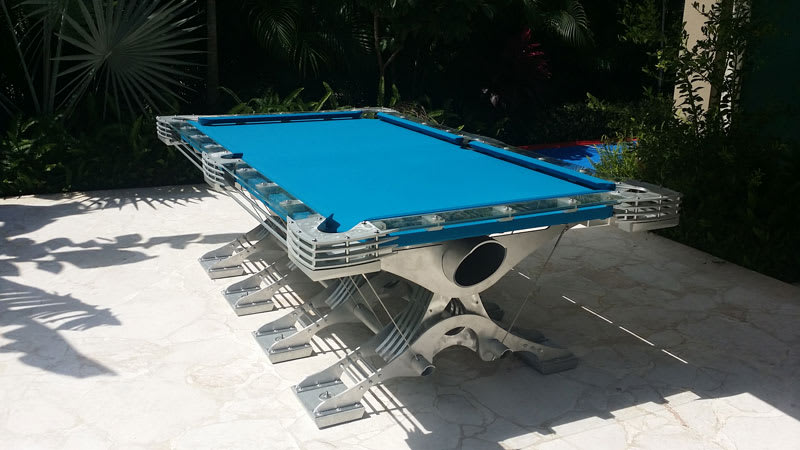 Hurricane Predator Supernatural Outdoor Pool Table