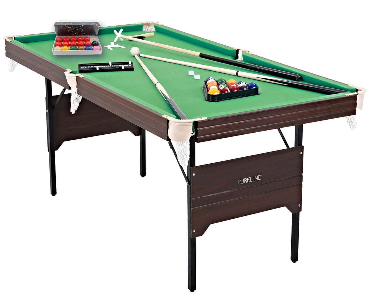 Pureline 6ft Folding Pool & Snooker Table