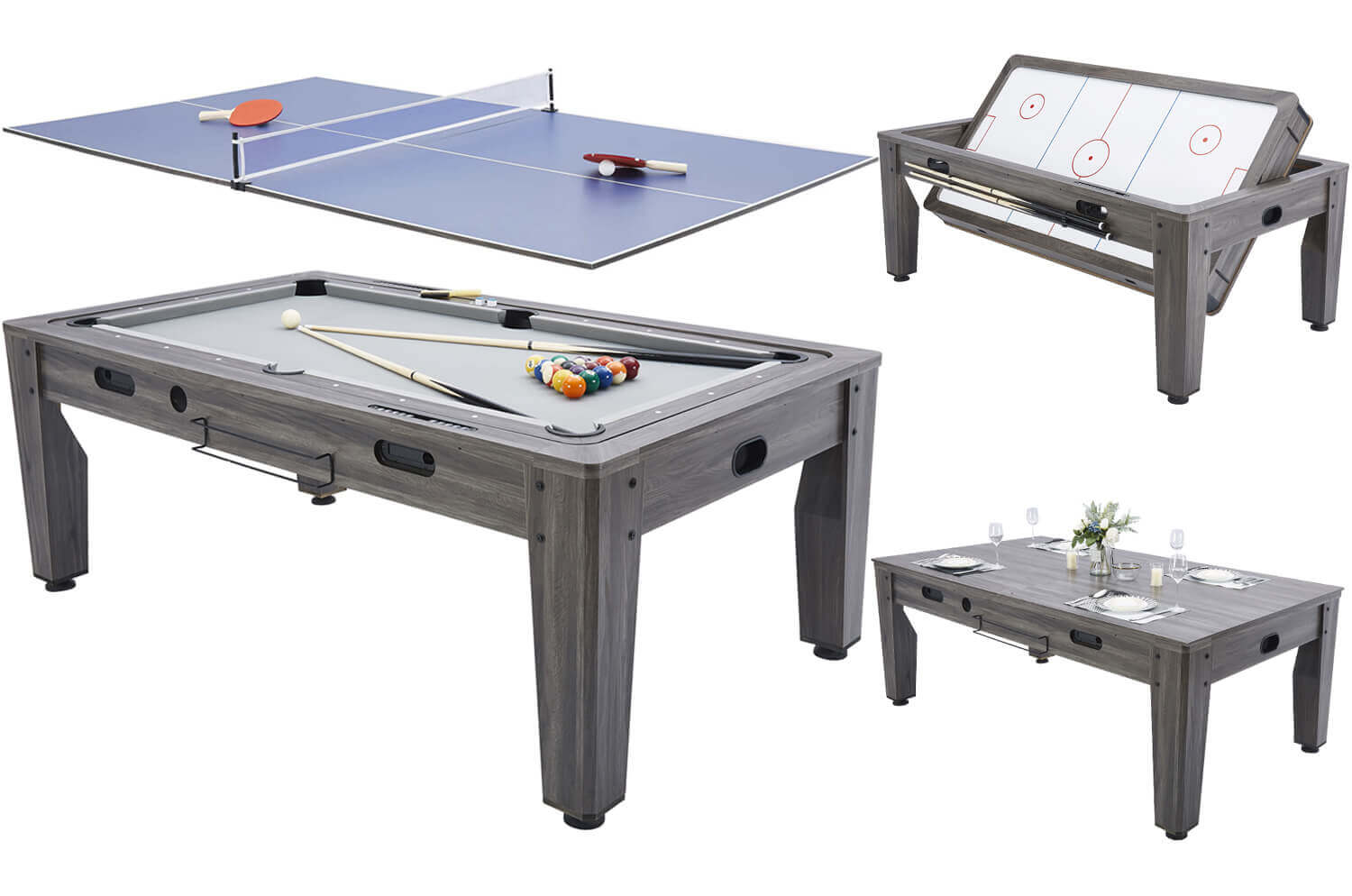 Pureline 7ft Multi-Game & Dining Table